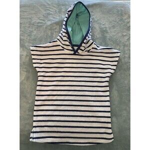 Adventurewear 360 Beach Coverup Unisex18 Mo White Black Stripe Hooded
